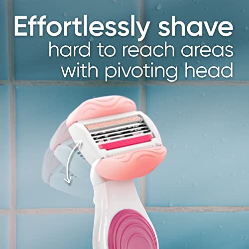 Gillette Venus Travel Women's Razor with 3 ComfortGlide White Tea Scent Blade Refills + 1 Travel Case - image 7