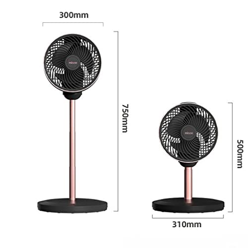 Ventilateur de circulation de l'air télescopique RJJ, la solution gain de place
