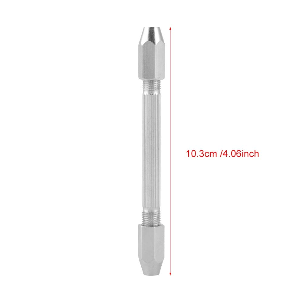 Mini Trapani a Mano 0,5-3,2 mm Trapano Modellismo con 10 Punte Micro Twist Drill Bits per Bricolage