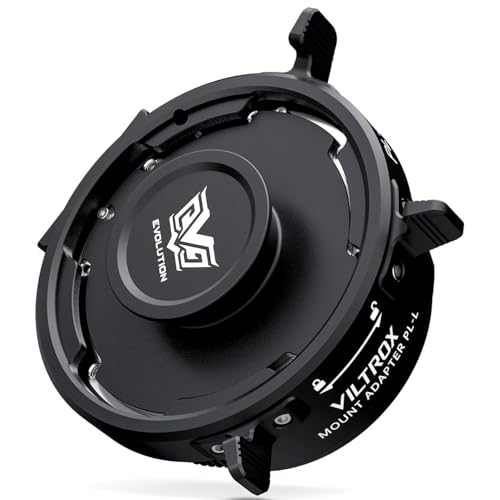 VILTROX PL-L Lens Mount Adapter with Security Lock for PL Mount Lens to L Mount Camera Panasonic S1 S1R S1H S5/Leica SL SL2 CL TL/Sigma fp L