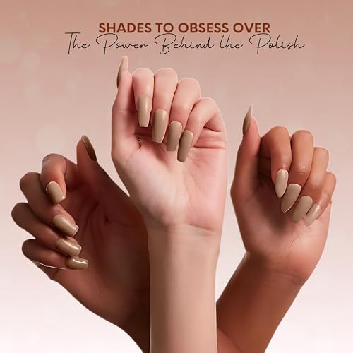 Image of Ellement Co. Mudbath Vegan Nail Polish,16-Free Formula, Long Lasting, Non-Yellowing, High Gloss Finish, Quick Drying, Cruelty Free - 10ml