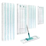4 Stück Bodenwischer Ersatzbezug für Leifheit Profi XL Micro Duo/Profi XL Cotton Plus Wischbezug, für alle Bodenarten