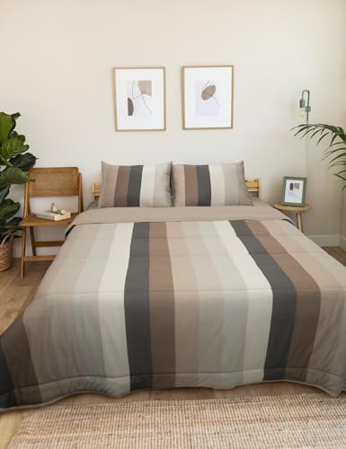 Edredom Estampado 1 Peça Portallar Casa Duo Sevilha/Rosa Cravo Casal