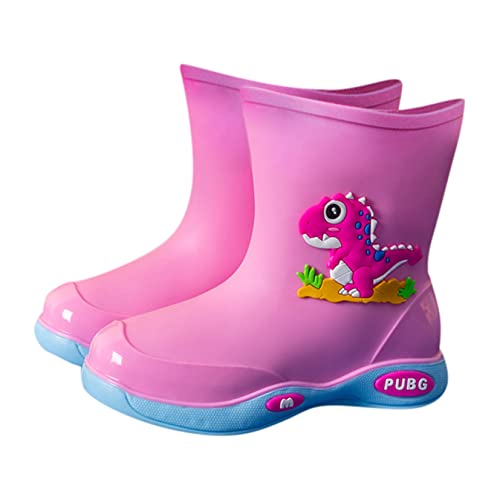 Kids Cartoon Rain Boots Toddler Dinosaur Rain Shoes Waterproof Boots for Boys and Girls Anti Slip Soft Sole Rubber2