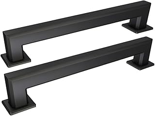 Handicap Grab Bars, Octagon 2 Pack 18 Inch Shower Grab Bar for Seniors, 304 Stainless Steel ADA Grab Bars for Bathtubs and Showers, Toilet, Safety Shower Handles for Elderly, Disabled (Matte Black)