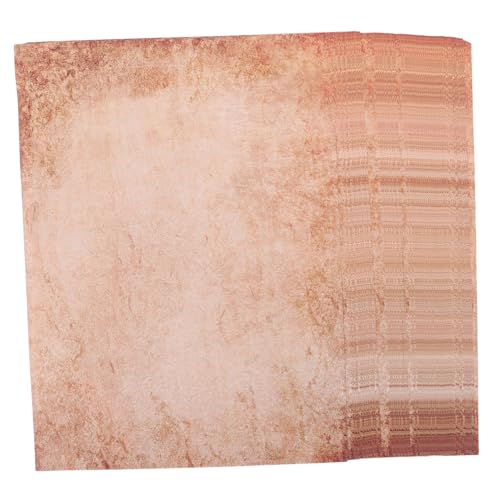 FUNOMOCYA 50 シート 古紙 紙 印刷用 スクラップブック クラフト 筆記用 紙 ヴィンテージ メッセージ 履歴書 ジャンク ジャーナル 用品 ヴ