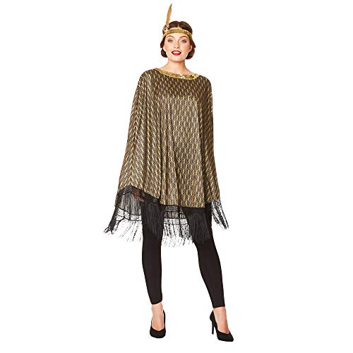 Karnival Costumes 81388 1920er Poncho, Herren, Damen, mehrfarbig
