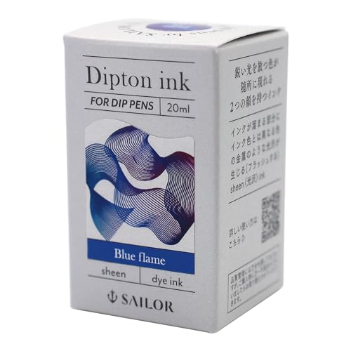 Encre Sailor Dipton bleu scène pour vos carnets de notes - 2