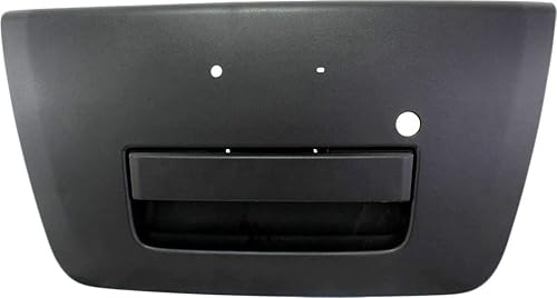 Garage-Pro Manija de puerta trasera compatible con NISSAN FRONTIER 2005-2012 exterior texturizado negro con agujero de cerradura