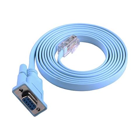 Cable de consola de red DB9 a RJ45 RS232 6FT Cover