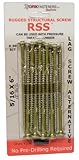 GRK RSS5166BP RSS BlisterPack 5/16 by 6-Inch Structural Screws, 1 Bit and 10 Screws per Card