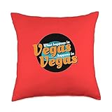 JBlueman Las Vegas Sphere Throw Pillow, 18x18, Multicolor