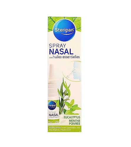 Spray nasal décongestionnant à l'eucalyptus pour déboucher le nez