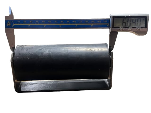 JM Steel. Guiding Rollers for Sliding Gates, 6 inches, Pack of 2, Weld-on Bracket