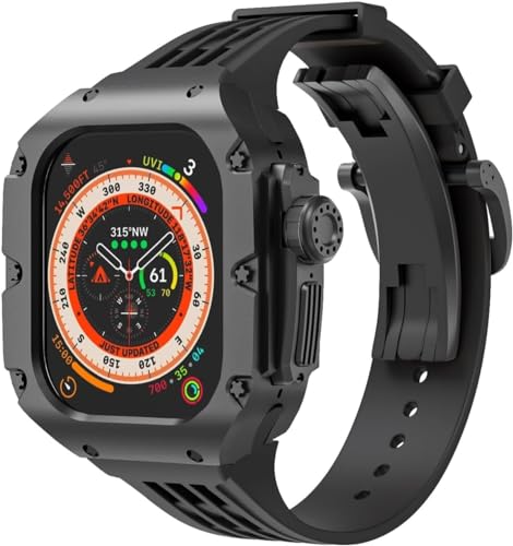 Bracelet en titane 49mm pour Ultra 2 avec kit de modification et fermoir haut de gamme
