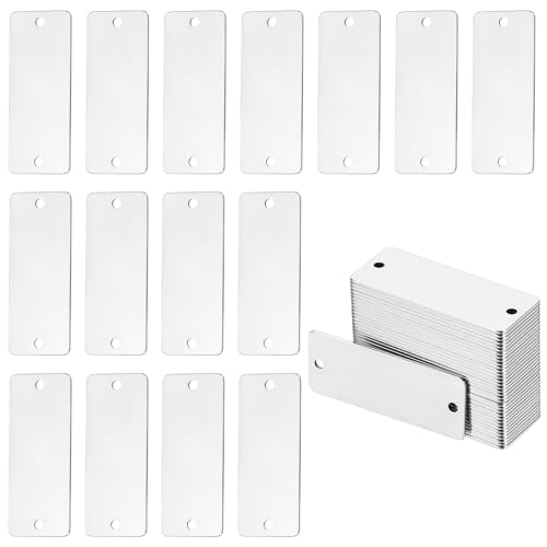 Plaques vierges en acier inoxydable PATIKIL pour personnaliser vos objets créatifs