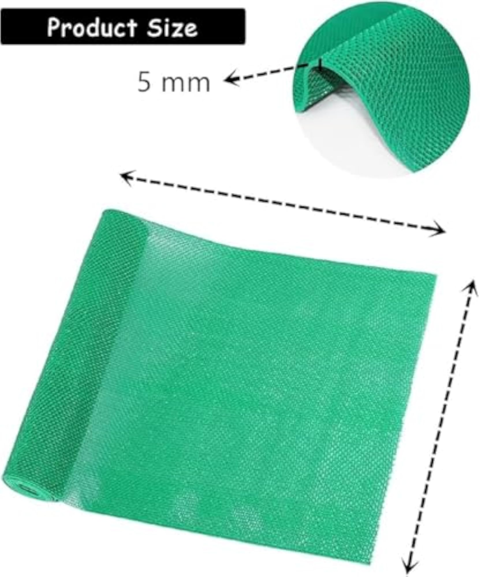 Waterproof Multipurpose PVC Rubber Mat for Bathroom, Kitchen