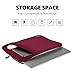 BAAGOAZ Laptop Case Sleeve 14 Inch Protective Cover Computer Bag with Front Pocket, Compatible with 14 Inch PC Notebook Chromebook Ultrabook Carrying Bag, Red
