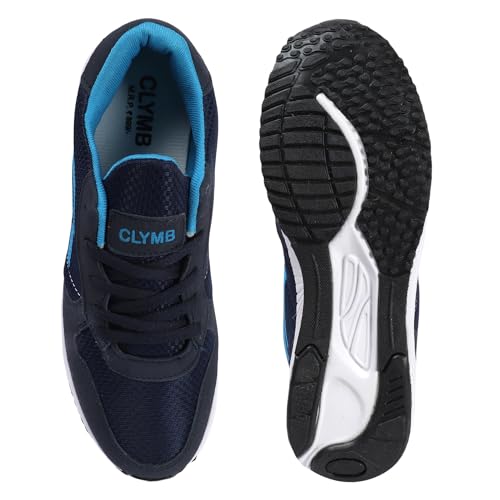 Image of CLYMB Men's Saga-1 Mesh Lace's Up Walking /Outdoor /Gym & Traning /Running Sports Shoes