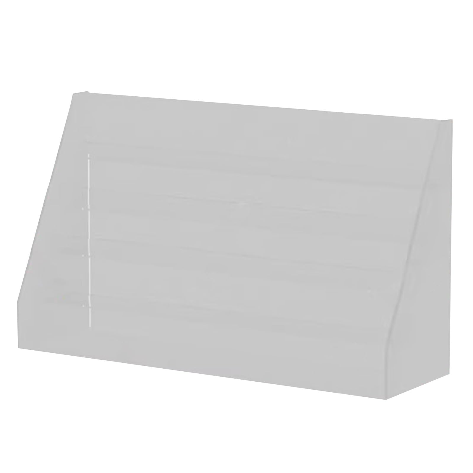 ZAWQFDZ 5-Tier Tile Display Stand, Acrylic Tile Sample Holder with 3cm Slots, Space-Saving Countertop Tiles Display Rack for Exhibition Halls, Retail Stores(Transparent,23.6in/60cm)