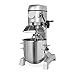 Produktbild vertes Professionelle Teigknetmaschine Knetmaschine Teigmaschine mit Planetenrührwerk, 30L Kapazität, Edelstahl Rührschüssel, Rührblatt, Knethaken und Schneebesen, 3 Stufen 142, 234 und 429 U/min