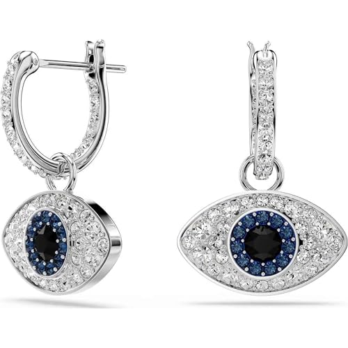 Swarovski Symbolica pendientes con baño de rodio y cristales finos multicolor