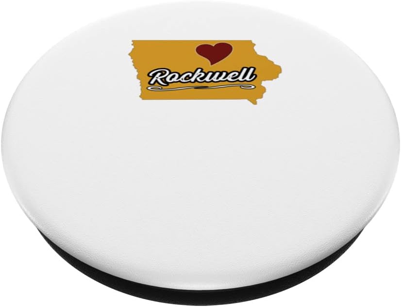 ROCKWELL IOWA | IA USA - Cute Souvenir Merch - US City State PopSockets Swappable PopGrip image 2
