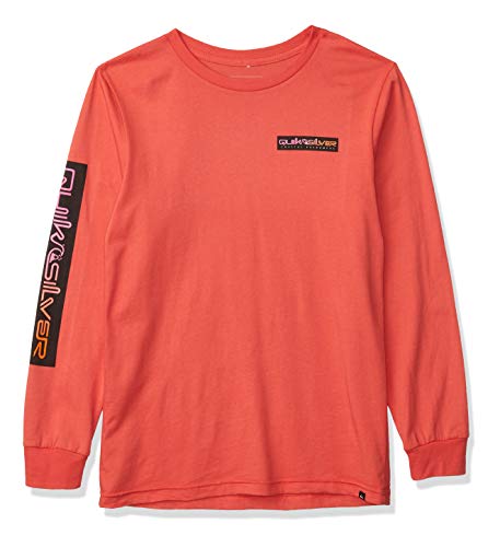 Quiksilver mens Screen Tee Shirt, Hibiscus, Medium US