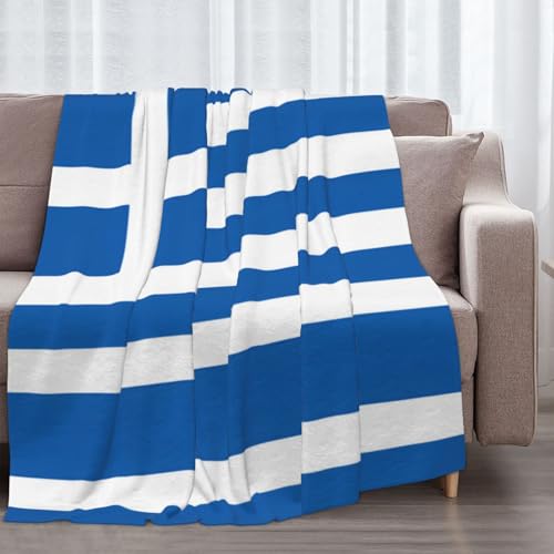Couverture drapeau grec, une idée de cadeau de Pâques et patriotique unique