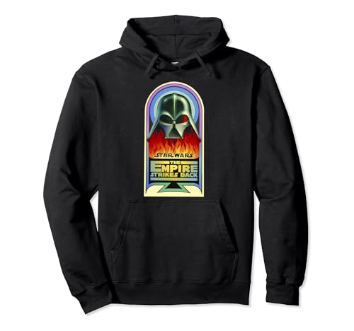 Sweat Vader Star Wars Empire Strikes Back 40th - Hoodie rétro noir à capuche pour fan