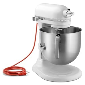 KitchenAid KSM8990WH 8-Quart Commercial Countertop Mixer, 10-Speed, Gear-Driven, White