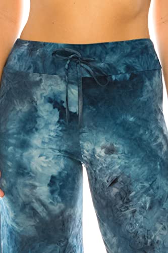 Image of Leggings Depot Women's Wide Leg Drawstring Pajama Pants for Lounge, Sleep