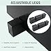 Simond Store - 22'' Fire Back - Firebacks for Fireplace with Feet - Cast Iron Fireplace Reflector Plate for Heat Reflection and Wall Protection