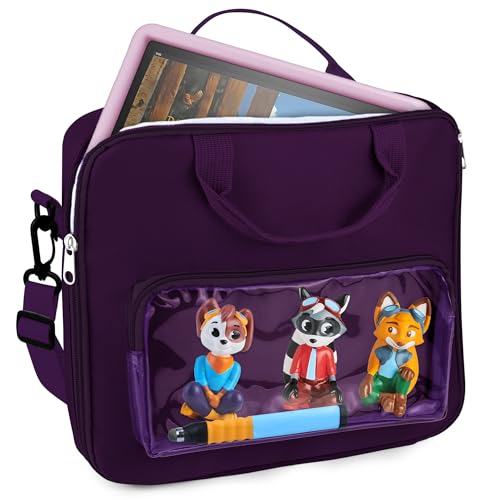 Gaga city 8 bis 10 Zoll Tablet Tasche für Edurino Stift und Figur Lila