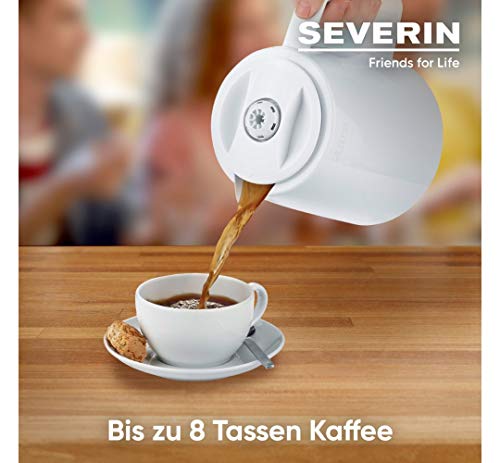 SEVERIN Filterkaffeemaschine mit Thermokanne, Kaffeemaschine für bis zu 8 Tassen, ansprechende Filtermaschine mit… – Bild 4
