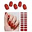 Wahrshei Vernis Autocollant UV | Brun DéGradé Autocollant Ongle Gel UV | 20pcs Film Pour Ongles Autoadhésif | Gel Nail Stickers, Autocollants Et Pochoirs Pour Nail Art