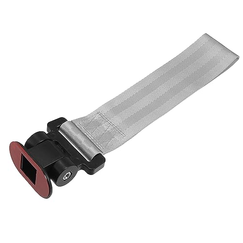 X AUTOHAUX Universal Front Rear Bumper Trailer Tow Hook Strap Towing Belt for Car Bumper Decorative Gray