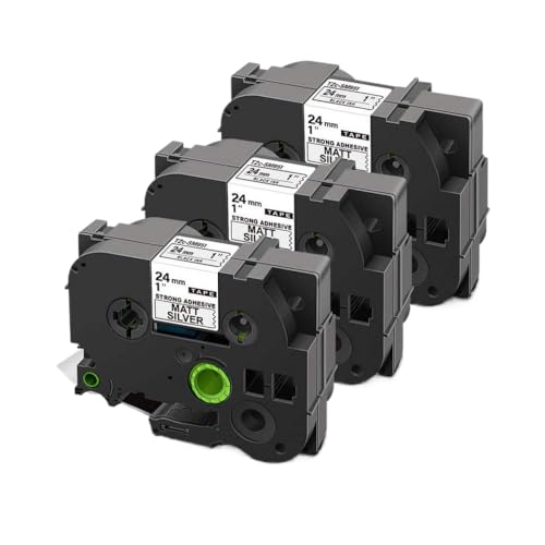 Ruban adhésif SM951 noir sur argent mat 24mm au rendu premium