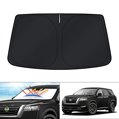 KUST Windshield Sun Shade for Nissan Pathfinder 2022-2024 2025 2026 Accessories Sunshade Window Sun...