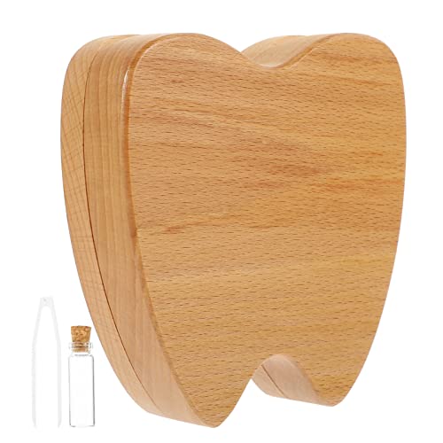 Boîte à dents de lait en bois Healvian pour bébé - 6