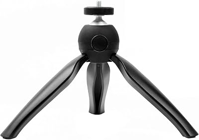 BGNing Mini Tripod Camera Holder, Mini Table Tripod Desktop Stand Holder, Handgrip 1/4 Mount Ball Head Portable for Camera Smartphone