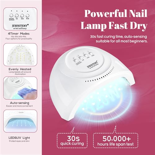 JEWHITENY Gel Nail Polish Kit