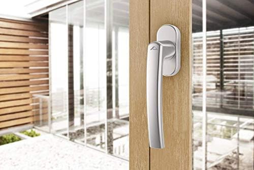 Roto Window Handle Line Natural Silver with Screws Square 7 x 35 mm - Image 2