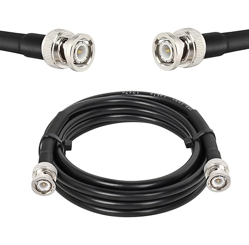 BNC Male to Male Jumper Cable for Oscilloscope and Function Generators 3FT