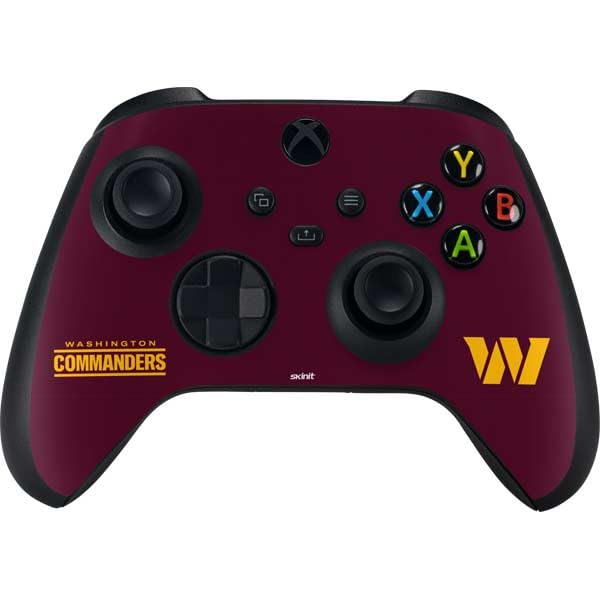 Skinit Decal Gaming Skin Compatible with Xbox Series X Bundle - Officially Licensed NFL Washington Commanders Performance Series Design