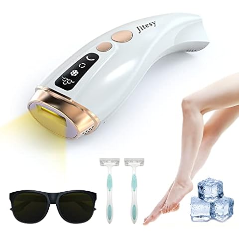 Jitesy Depiladora Luz Pulsada IPL con Sistema de Enfriamiento de Hielo de Zafiro Cover