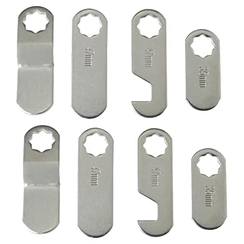 YHXiXi 8PCS 2Sets Cabinet Cam Lock Secure Important Files and Drawers Max Panel Thickness Keyed Alike Cover