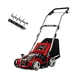 Einhell Cordless Lawn Scarifier And Aerator 36V Power X-Change, 35cm Raking Width, Brushless Motor, 3 Working Depths, Without Battery GE-SC 35 Li Solo Electric Scarifier And Lawn Aerator