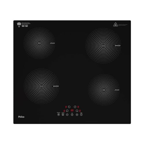 Fogão Cooktop de Indução Philco 4 bocas PCT40A Preto 220v