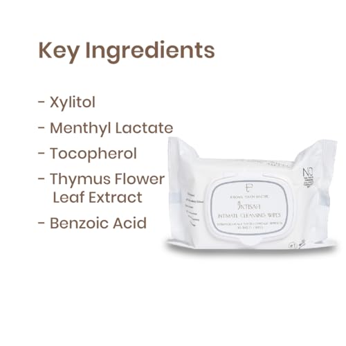 Image of Personal Touch Intisafe Intimate Hygiene Wipes | Fragrance-Free, pH Balanced with Lactic Acid | Gentle Cleansing for Intimate Area | With Calendula, Zinc & Thyme | 30 Sheets